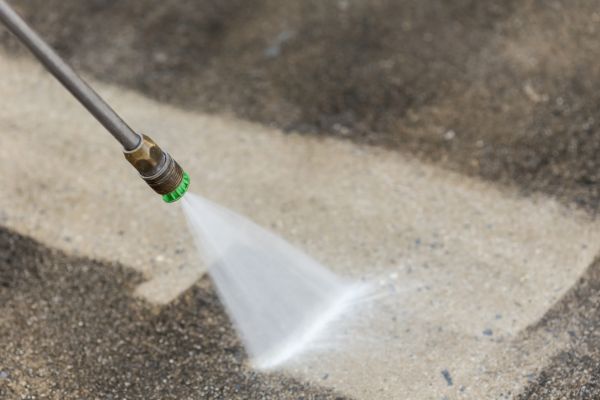Garage Floor Power Washing in Conway
